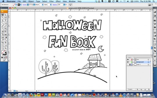 halloween book screen shot