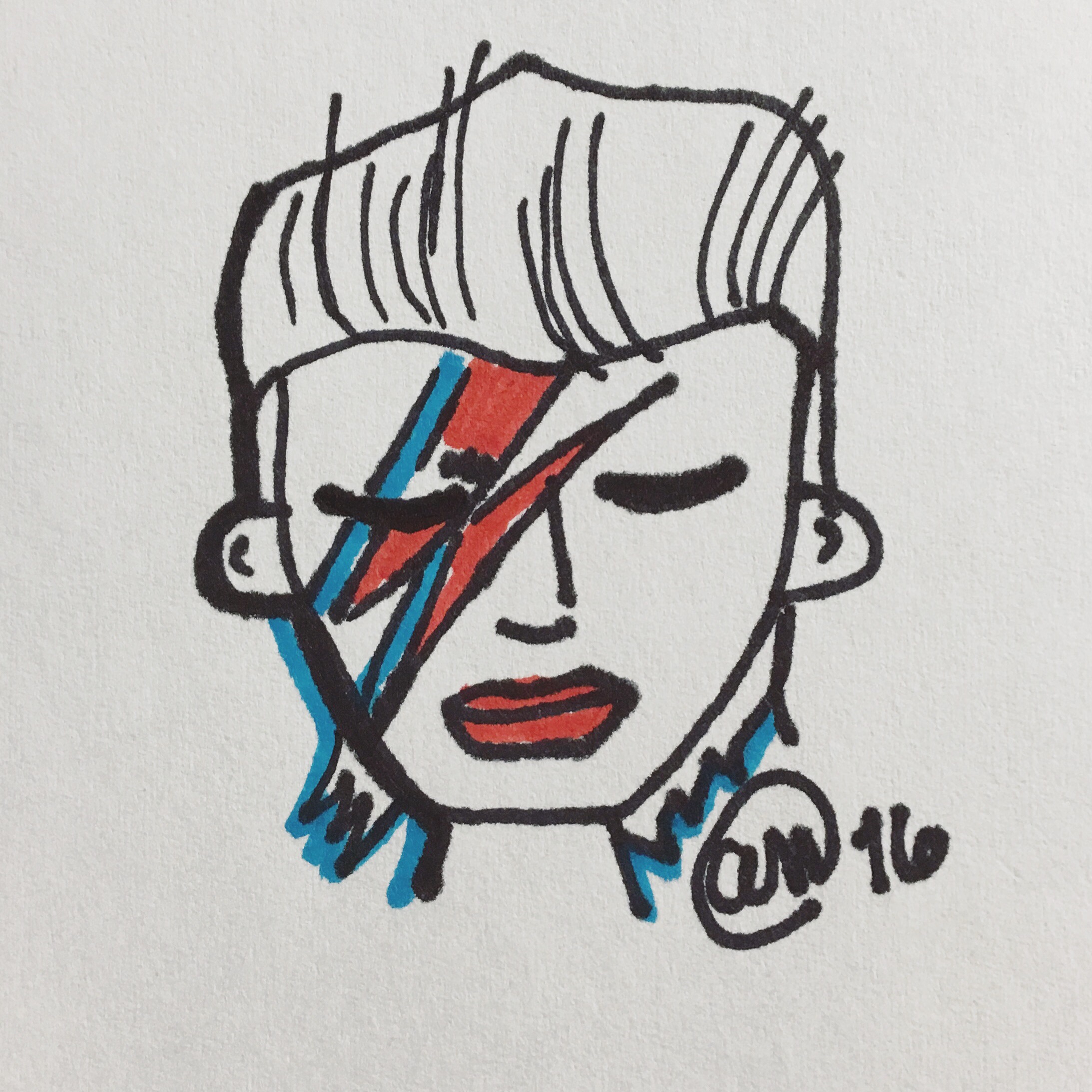David Bowie sketch